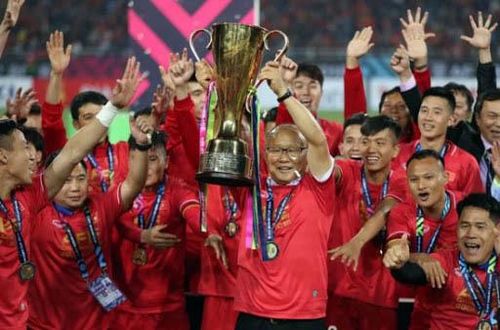  Đội tuyển Việt Nam với chức vô địch AFF Cup 2018. Ảnh: Đức Đồng