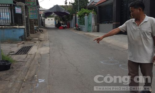 Hiện trường xảy ra vụ xô xát khiến ông Trí tử vong.