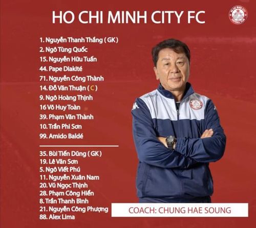 Công Phượng ngồi dự bị. 