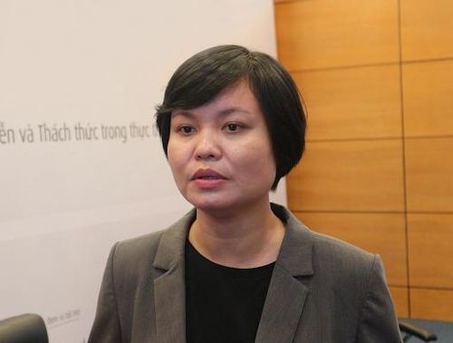 Bà Nguyễn Thị Thu Trang, Giám đốc Trung tâm WTO và Hội nhập, Phòng Thương mại và Công nghiệp Việt Nam (VCCI).