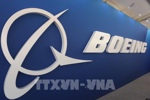 Biểu tượng Boeing tại Triển lãm hàng không quốc tế Paris, Pháp, ngày 19/6/2019. Ảnh: AFP/ TTXVN