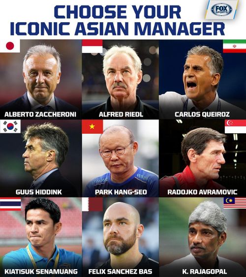 Top 9 HLV mang tính biểu tượng ở châu Á của FOX Sports Asia