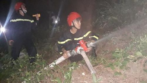 Tiếp nước 1 đoạn khá xa mới đến hiện trường
