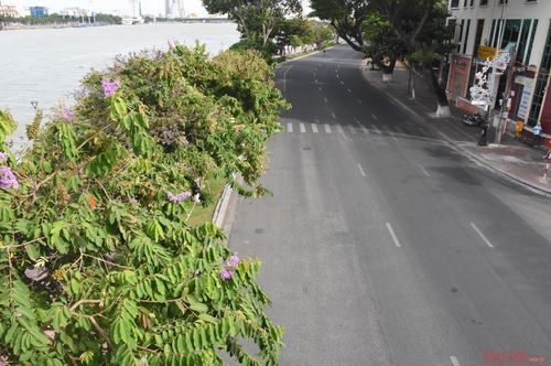 Đường phố Đà Nẵng ngày cách ly.