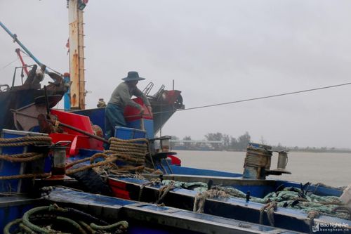 Ngư dân Bắc Trung bộ ứng phó với bão số 2.