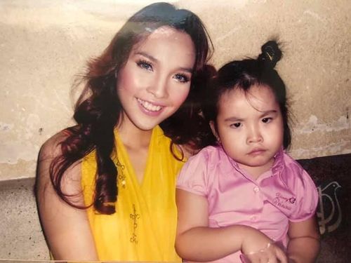 Con gái Hiền Thục sở hữu gương mặt có nhiều nét giống mẹ.