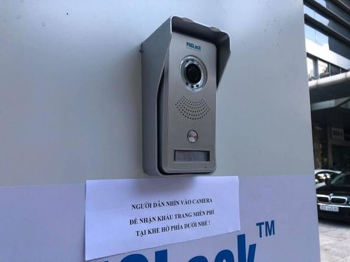 Hướng dẫn sử dụng để nhận khẩu trang miễn phí tại cây ATM khẩu trang.