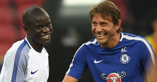 HLV Conte và tiền vệ Kante từng làm việc rất ăn ý tại Chelsea.