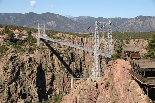 Cầu Royal Gorge, Mỹ (Ảnh: Structurae)