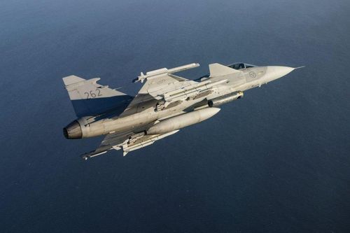 Tiêm kích hạng nhẹ JAS 39 Gripen của Không quân Thụy Điển. Ảnh: Janes Defense.