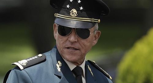 Cựu Bộ trưởng Quốc phòng Salvador Cienfuegos Zepeda. Ảnh AP.