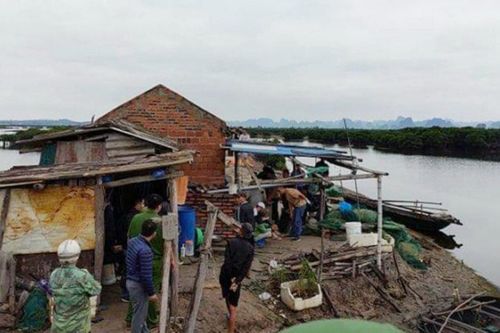 Căn chòi nơi nạn nhân tử vong