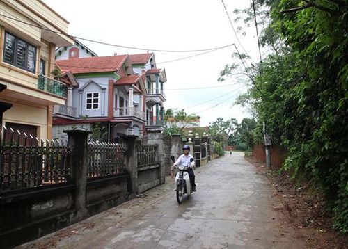 Diện mạo nông thôn mới xã Cao Phong (Sông Lô). Ảnh: Nguyễn Lượng. 