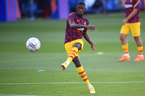 Dembele đang nỗ lực tìm lại phong độ ở Barca.