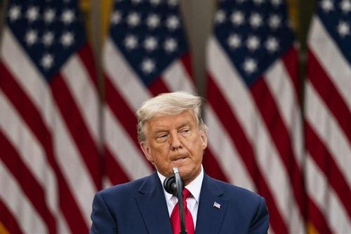 Tổng thống đương nhiệm Donald Trump. Ảnh: AP.
