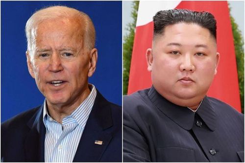 Ông Joe Biden và ông Kim Jong Un