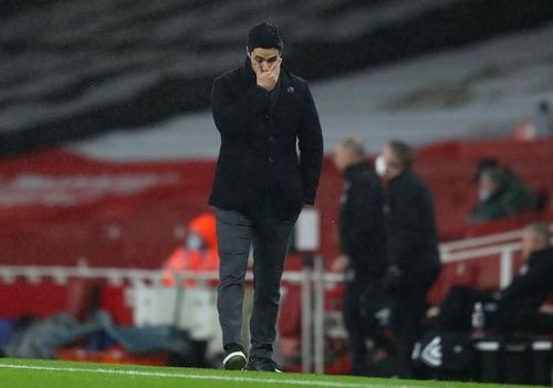 Nỗi thất vọng của HLV Arteta sau trận thua Burnley