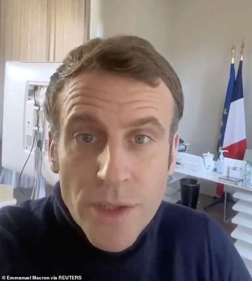 Ông Macron trong đoạn video mới.