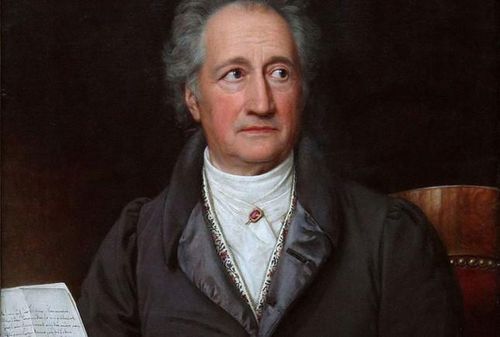  Chân dung nhà văn Johann Wolfgang von Goethe. 
