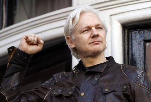 Ông trùm WikiLeaks. Ảnh: AP