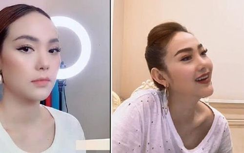 Minh Hằng từng dính nghi án gọt cằm vì xuất hiện với khuôn mặt khác lạ.