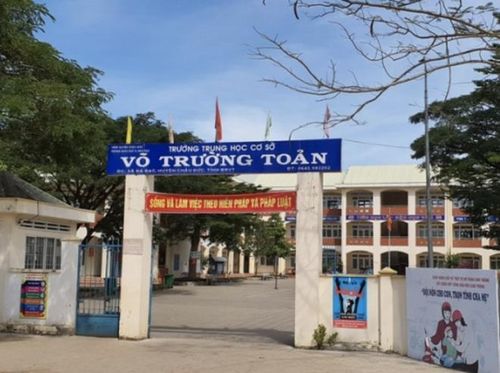Trường THCS Võ Trường Toản - nơi nữ sinh theo học.
