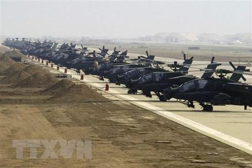 Trực thăng Apache của quân đội Mỹ (Ảnh: USAF/TTXVN)