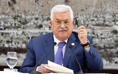 Tổng thống Palestine Mahmoud Abbas. Ảnh: AFP. 