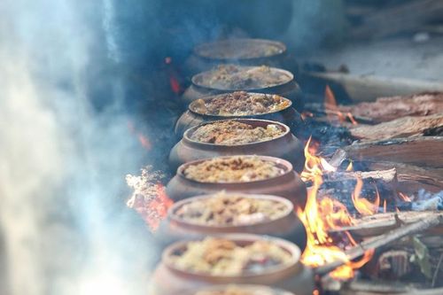 Lửa không được để lớn ngọn và lúc nào than cũng phải đỏ.
