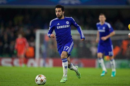 Salah không có sự tự tin khi thi đấu cho Chelsea. Ảnh: Getty.