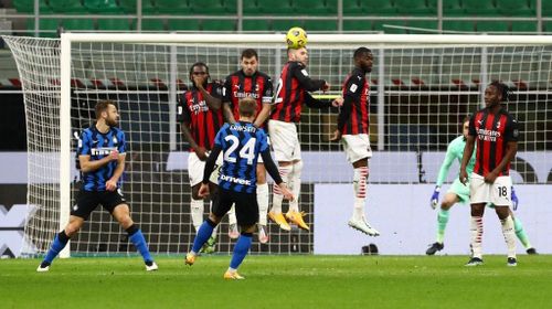 Sự nghiệp của Eriksen tại Inter sẽ thay đổi sau cú đá này? Ảnh: Getty.