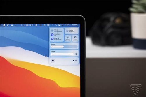 Control Center của macOS Big Sur
