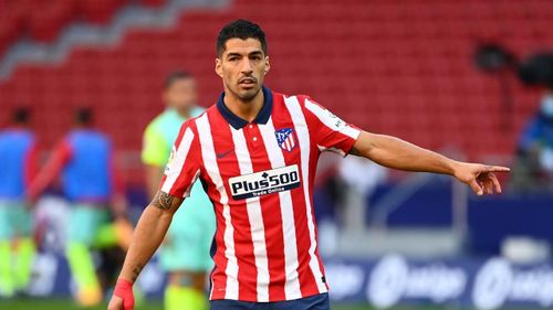 Luis Suarez đã ghi 16 bàn cho Atletico ở mùa 2020/21. Ảnh: Getty.