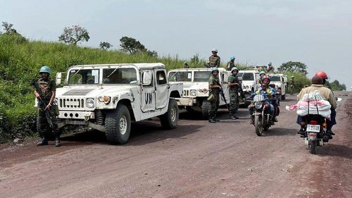 Lực lượng vũ trang được triển khai ở North Kivu sau vụ tấn công. Ảnh: Reuters.