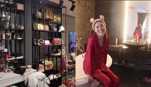 Bộ sưu tập túi xách hàng hiệu của Lan Ngọc có giá trị ước tính lên đến hàng trăm triệu đồng.