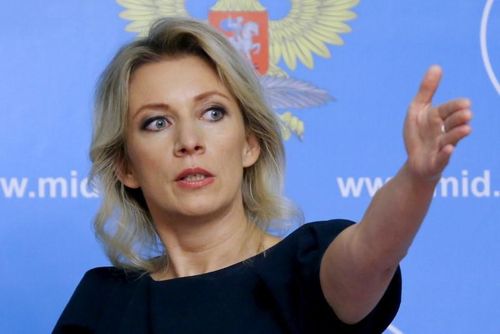 Người phát ngôn Bộ Ngoại giao Nga Maria Zakharova (ảnh) bình luận rằng các biện pháp trừng phạt mới mà Mỹ áp đặt sau EU là "cái cớ để tiếp tục công khai can thiệp vào công việc nội bộ" của Nga. Ảnh: Reuters.