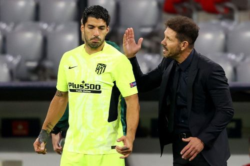  HLV Simeone của Atletico rất thích phong cách của Suarez. Ảnh: Getty. 