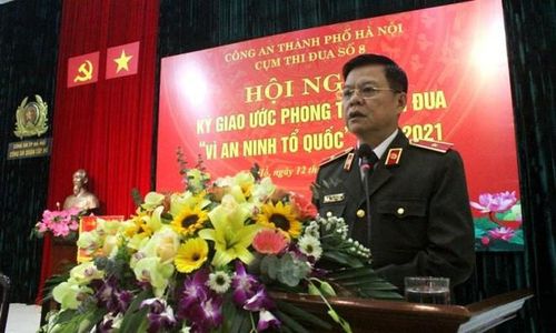 Thiếu tướng Đào Thanh Hải phát biểu chỉ đạo tại hội nghị