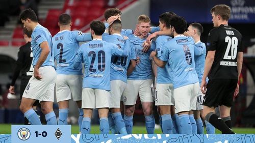 De Bruyne mở tỷ số cho Man City từ khá sớm