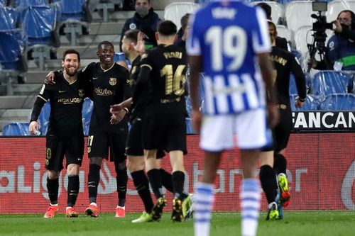 Barca thắng tưng bừng trên sân Sociedad