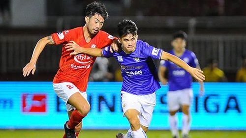 Lee Nguyễn không thể giúp TPHCM sớm san bằng đẳng cấp với Hà Nội FC. Ảnh: VPF