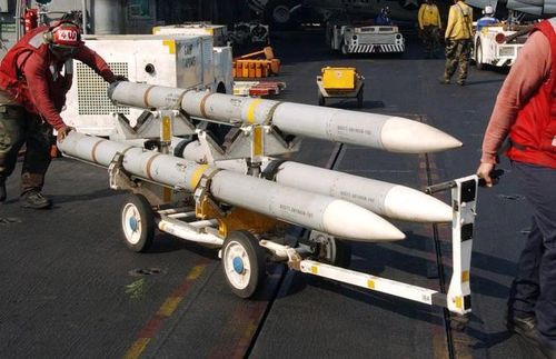 Ngoài ra, AIM-120 có thể tích hợp trên một số mẫu máy bay chiến đấu của đồng minh Mỹ như Eurofighter Typhoon, Tornado, JAS 39 Gripen, F-2, Sea Harrier...