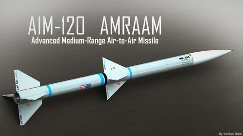 Tên lửa đối không tầm trung AIM-120 AMRAAM là loại vũ khí khá đắt đỏ khi có giá lên tới hơn một triệu USD/quả.