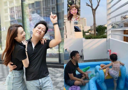 Hình ảnh "bố bỉm sữa" Trường Giang chăm con cho vợ đi làm khiến nhiều người ngưỡng mộ.