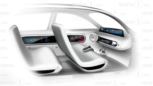 Bản phác thảo cabin xe tự hành của Apple