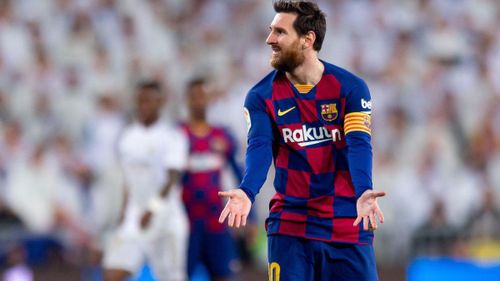 Leo Messi vẫn là cầu thủ quan trọng nhất của Barca. Ảnh: Getty.