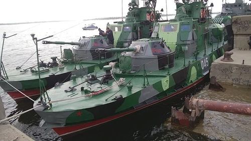 Nga mới đây đã tuyên bố sẽ tăng cường 10 tàu cho Hạm đội Biển Đen, khả năng là những tàu pháo. Ảnh: Ảnh: Stesus85/Wikimedia. 