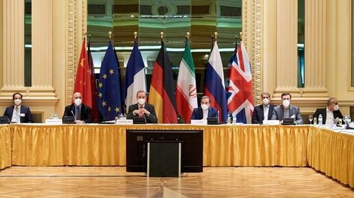 Đại diện các nước tham gia đàm phán ở Vienna. (Ảnh: BBC)