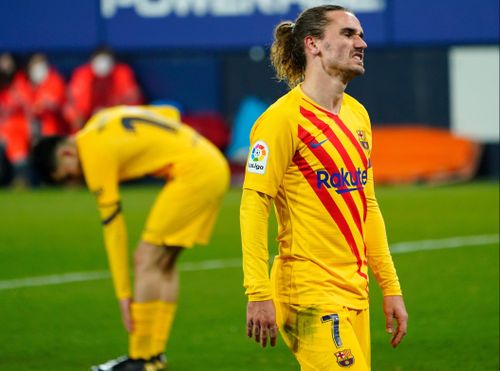 Griezmann thi đấu dưới kỳ vọng kể từ khi chuyển đến Barca. Ảnh: Reuters.