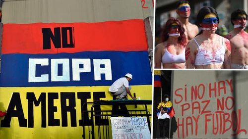 Colombia gây ra bạo loạn nên bị tướcc quyền đăng cai Copa Armerica